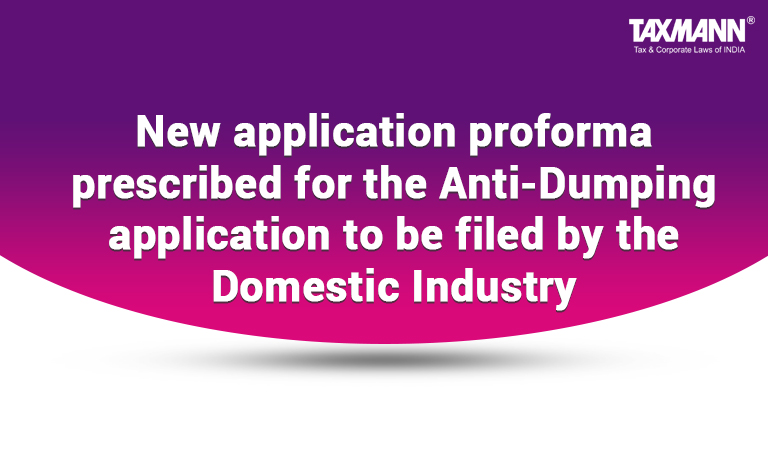 Anti-Dumping application