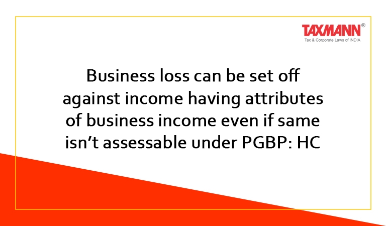 Business loss can be set off against income