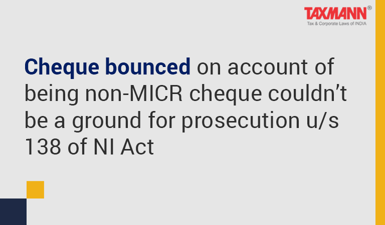 Negotiable Instruments Act 1881 Dishonour of cheque