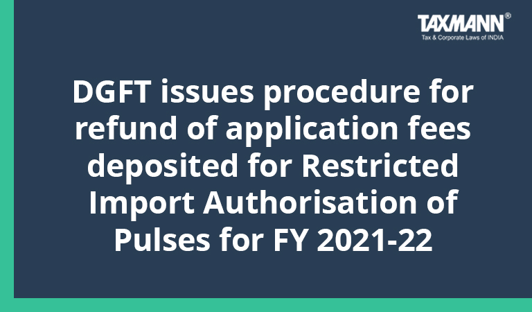 Procedure for refund of application fees