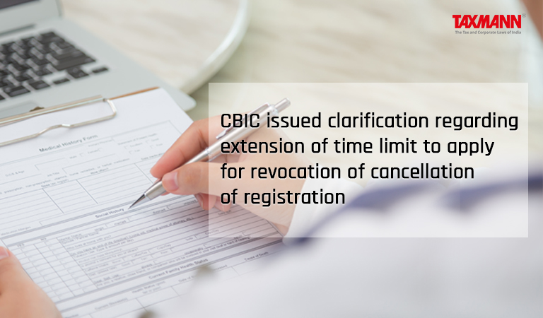 revocation of cancellation of GST registration