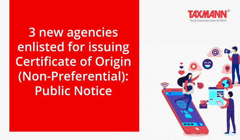 DGFT issuing Certificate of Origin