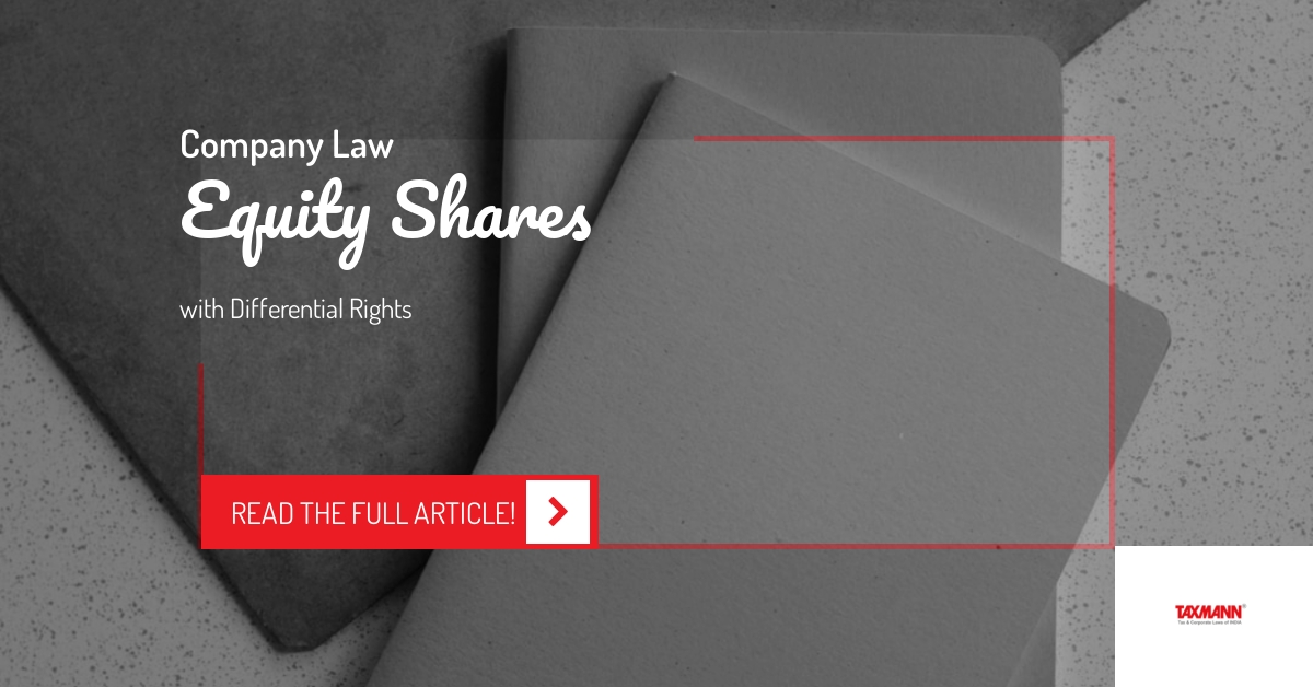 Equity Shares With Differential Rights Taxmann