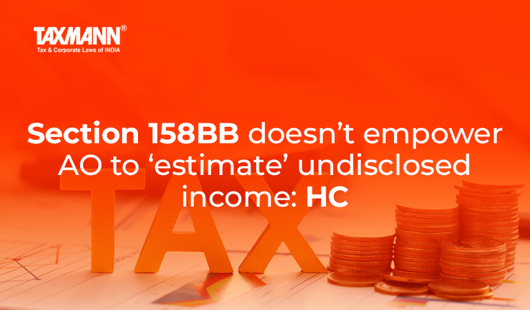 undisclosed income; Section 158BB