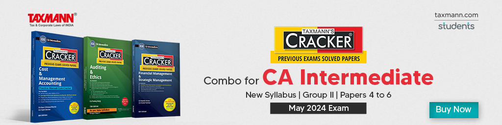CRACKER COMBO | CA Intermediate | New Syllabus | May 2024 Exam