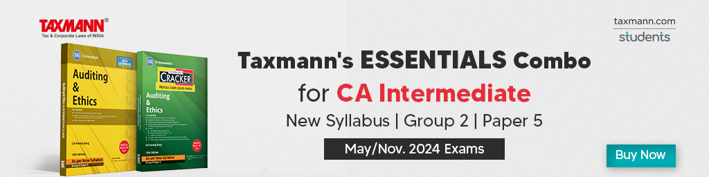Taxmann's ESSENTIALS COMBO | CA Intermediate | New Syllabus May/Nov. 2024 Exams – Group II | Paper 5