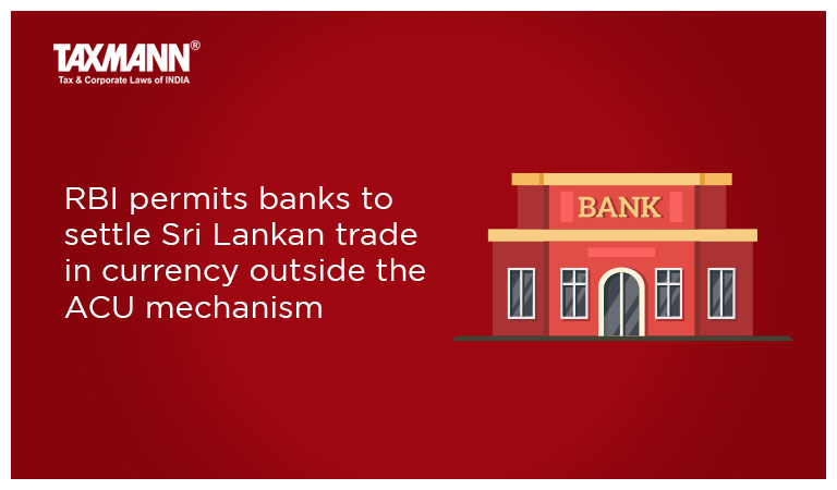 Sri Lankan trade; RBI