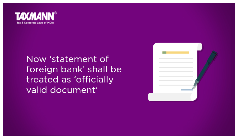 statement of foreign bank; IFSC