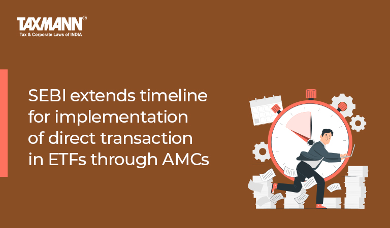 direct transaction in ETFs