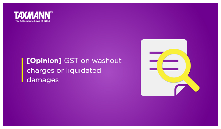 GST on Washout charge