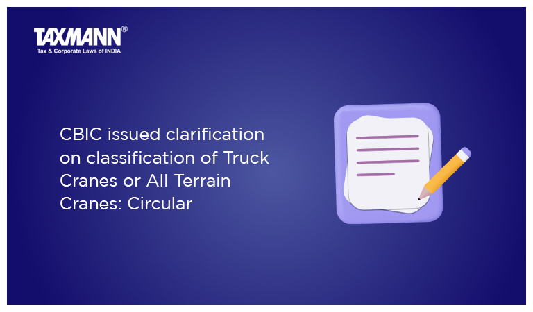 classification of Truck Cranes