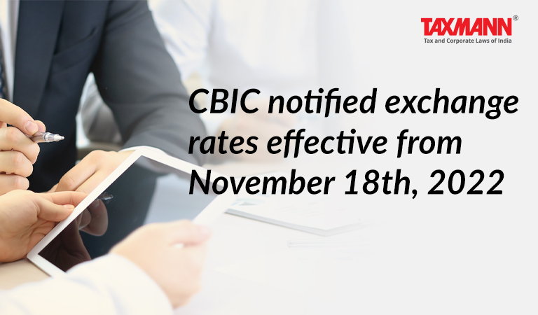 CBIC exchange rates