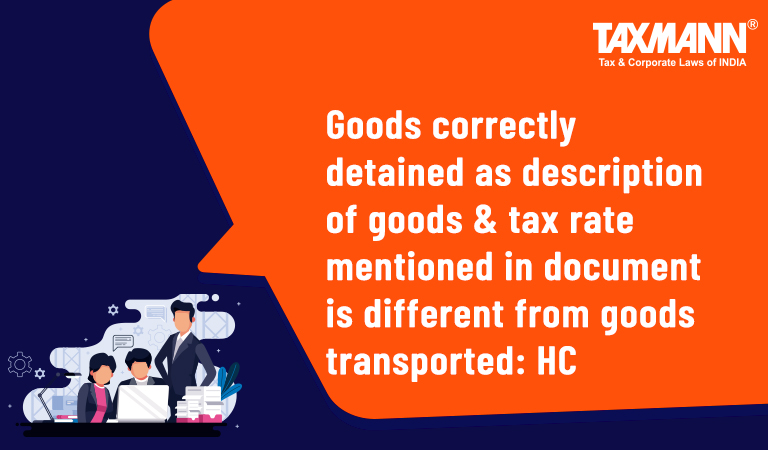 Detention of goods