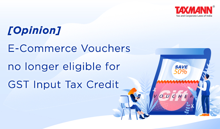 Input Tax Credit for Vouchers
