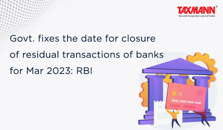 closure date of residual transactions