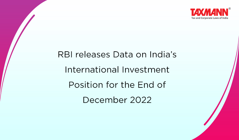 India’s International Investment Position