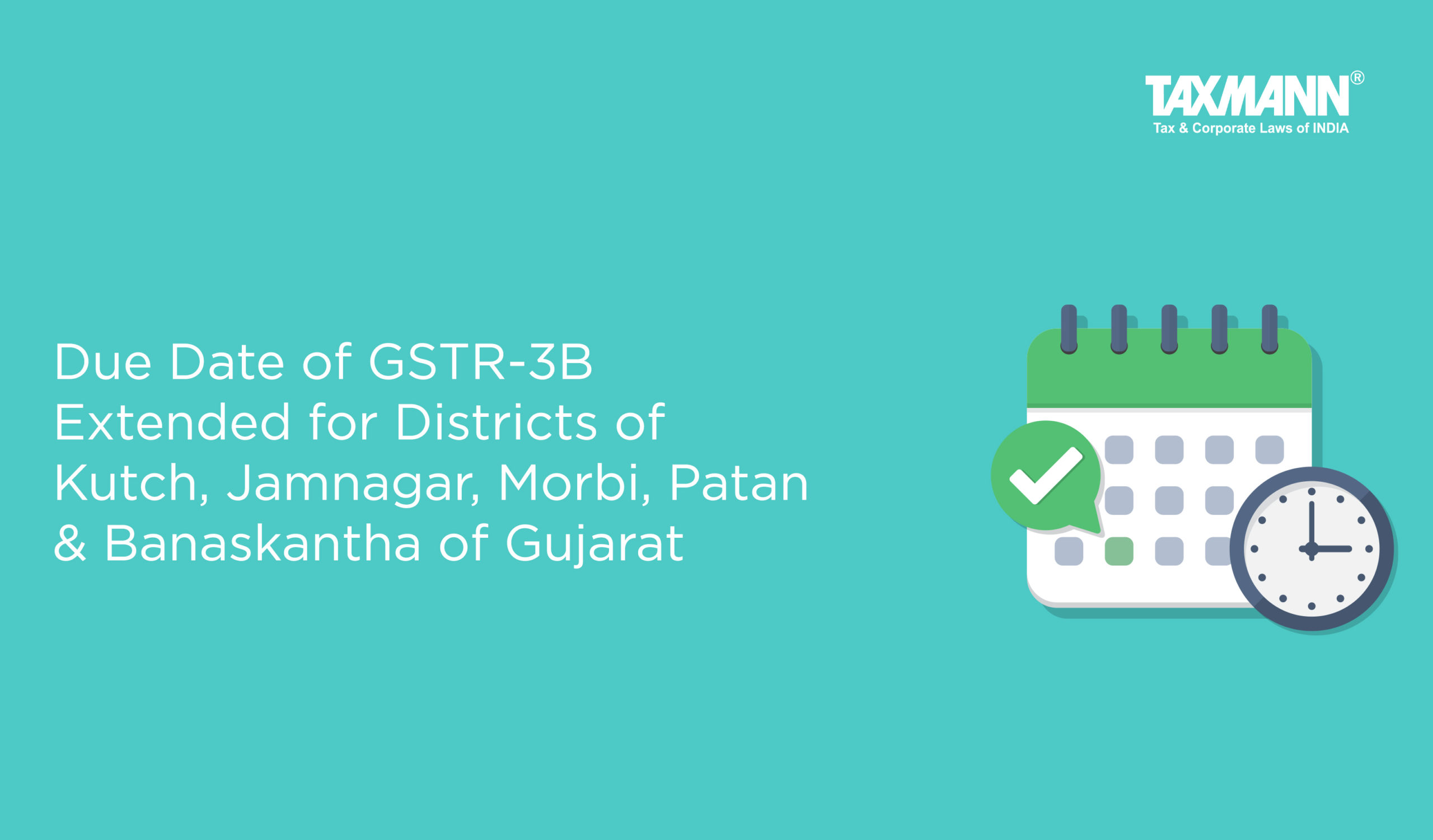 GSTR-3B deadline for Gujarat