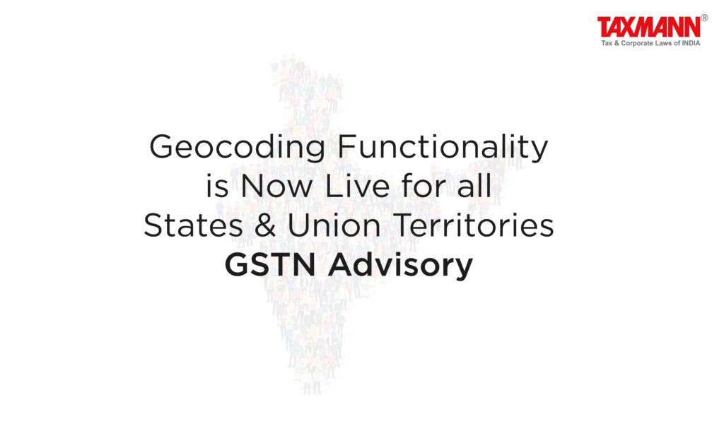 GSTN geocoding feature