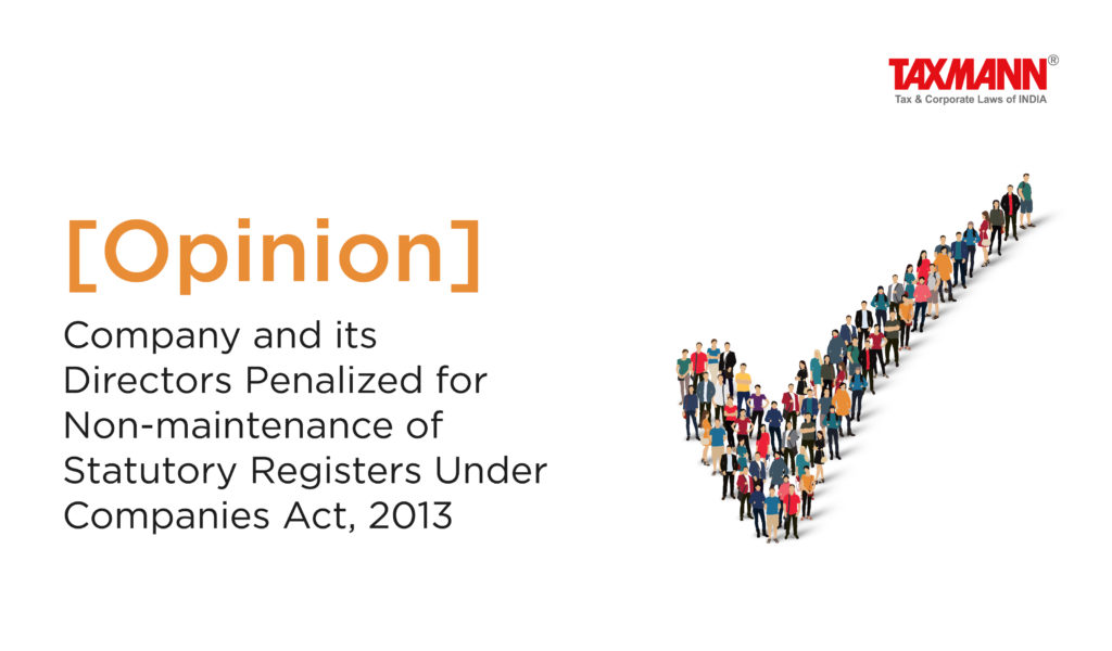 penalty for non-maintenance of statutory registers
