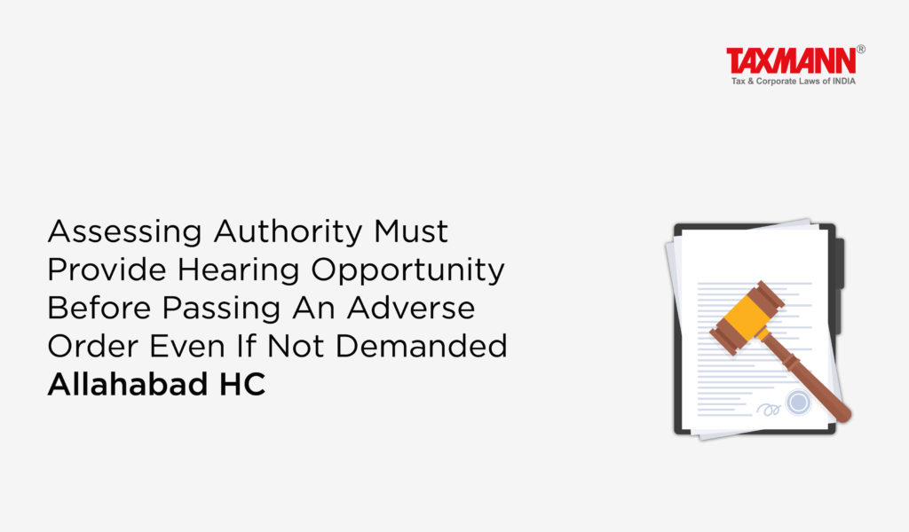 Opportunity of personal hearing