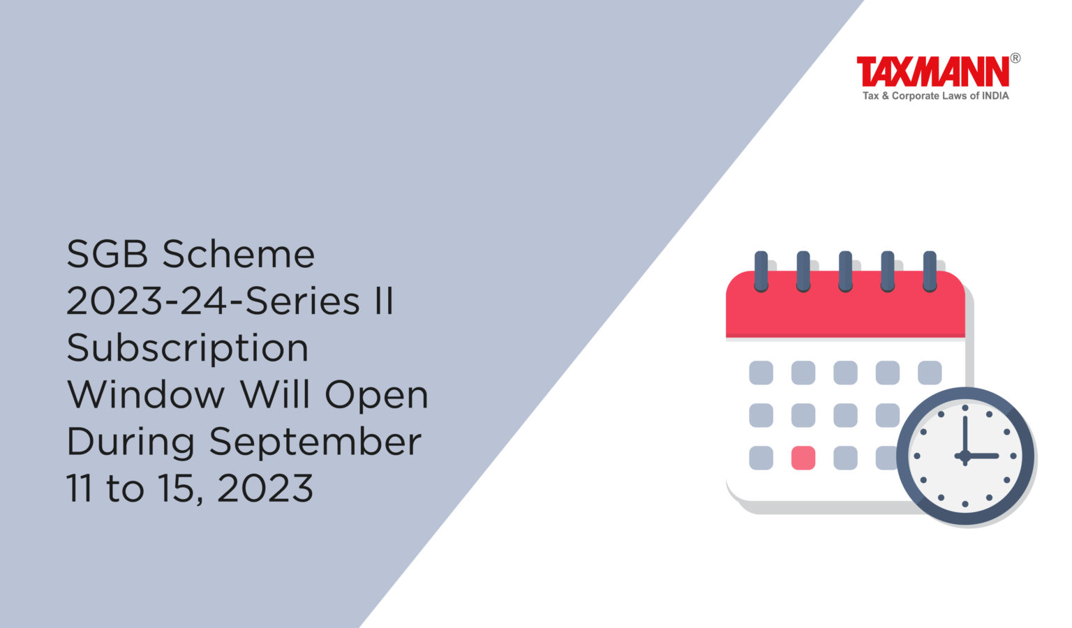 SGB Scheme 202324Series II Subscription Window Will Open During