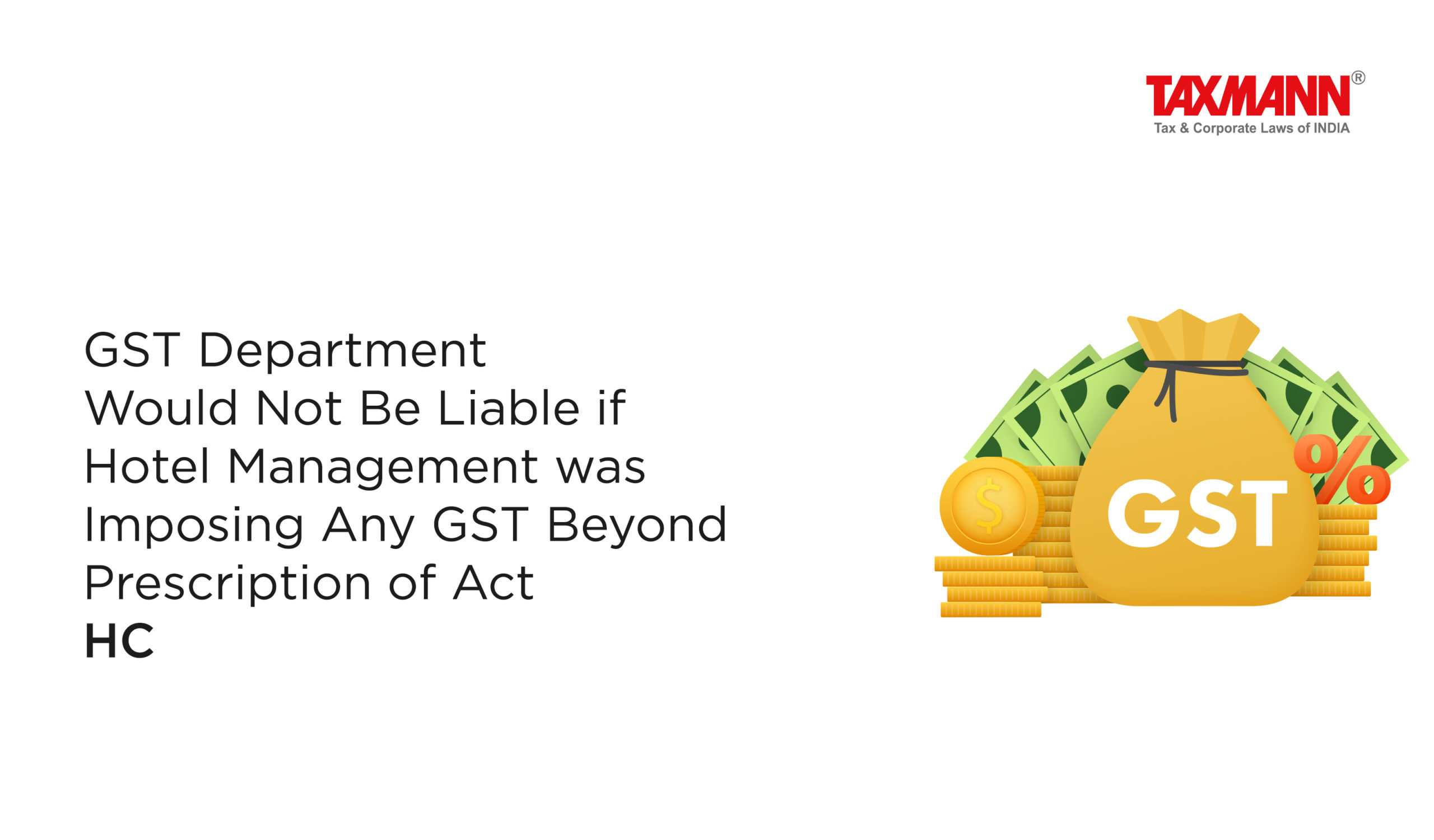 GST imposed by Hotels