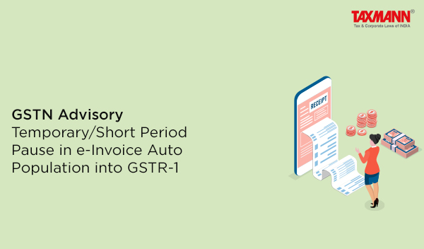 auto population of e-Invoice in GSTR-1