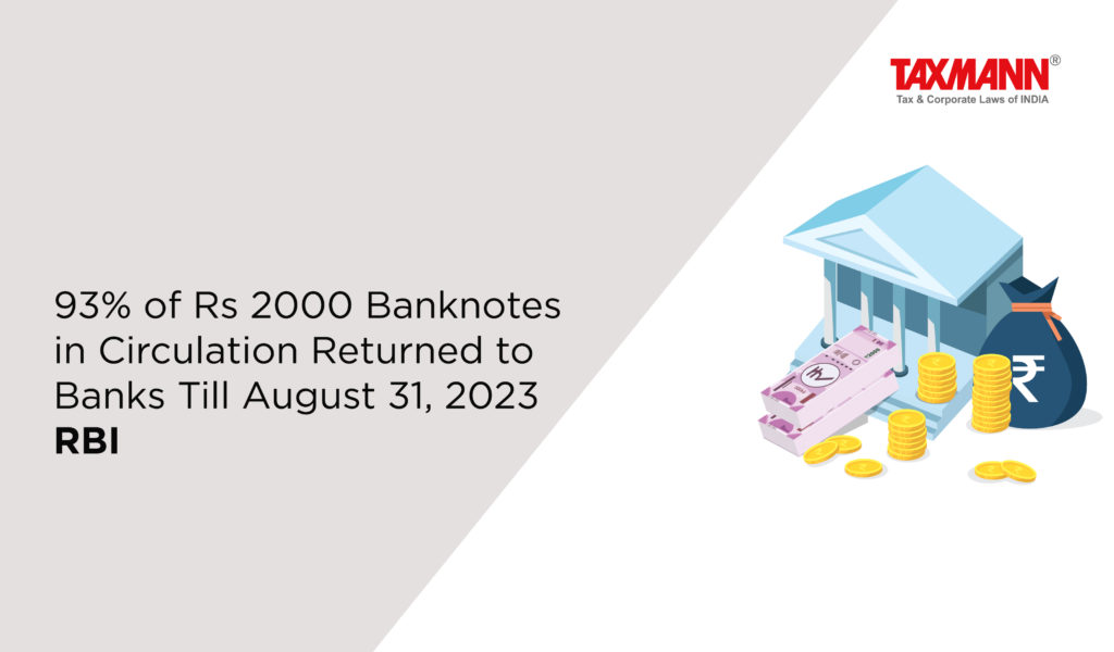 Circulation of Rs 2000 Banknotes