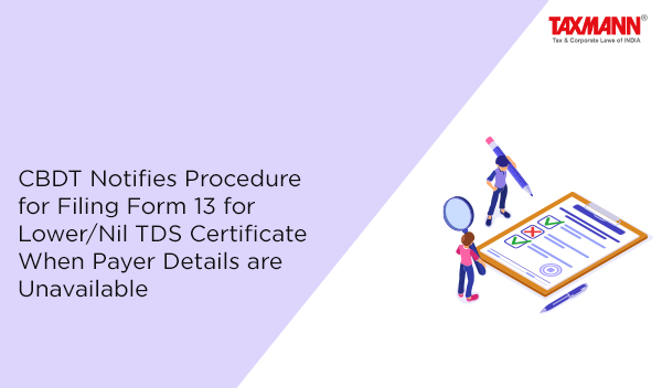 Procedure for Filing Form 13