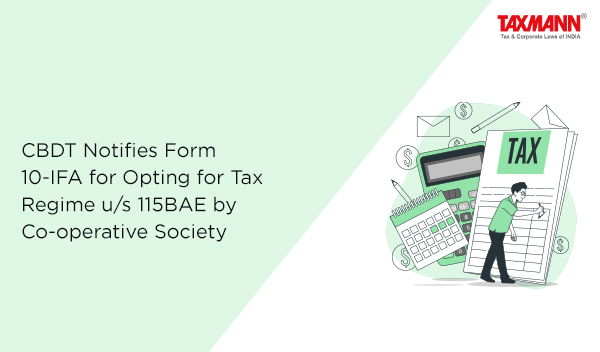 Form 10-IFA for Opting for Tax Regime