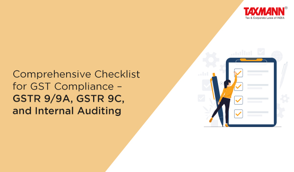 Checklist for GST Compliance