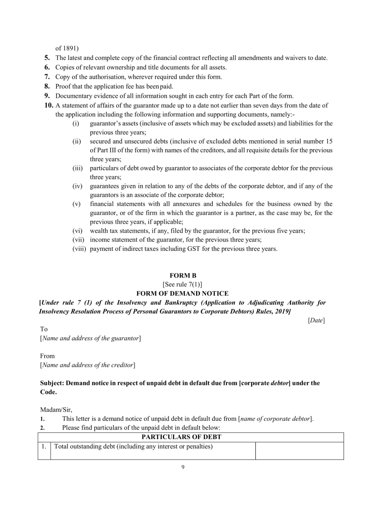 Overview of Personal Guarantors Provisions under IBC