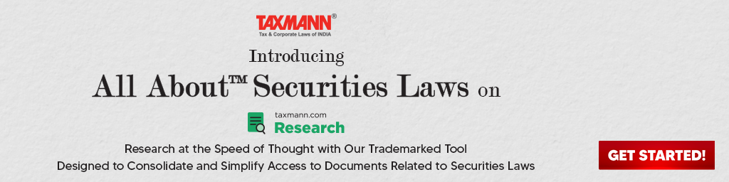 Taxmann.com | Research | Company & SEBI Laws | All-About Securities Law