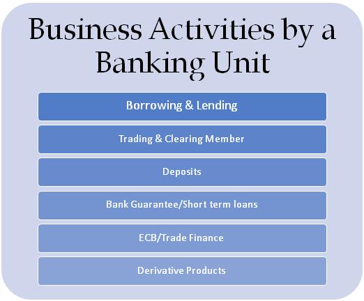 Business Activities by a Banking unit