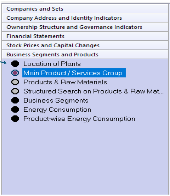 Prowess - 1. Selection of Comparable Companies