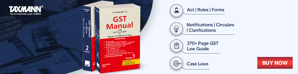 Taxmann's GST Manual
