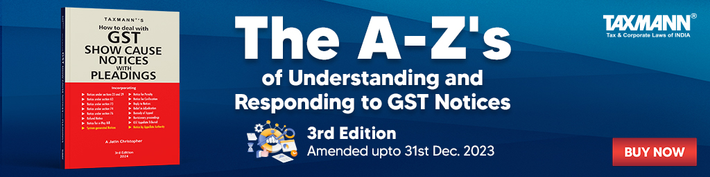 Taxmann's How to Deal with GST Show Cause Notices with Pleadings