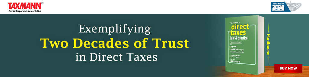 Taxmann's Direct Taxes Law & Practice | Professional Edition