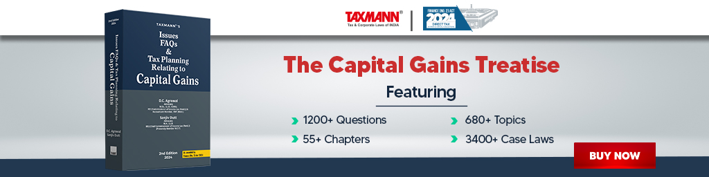 Taxmann's Issues FAQs & Tax Planning Relating to Capital Gains