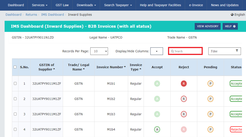 Invoice Management System Workflow