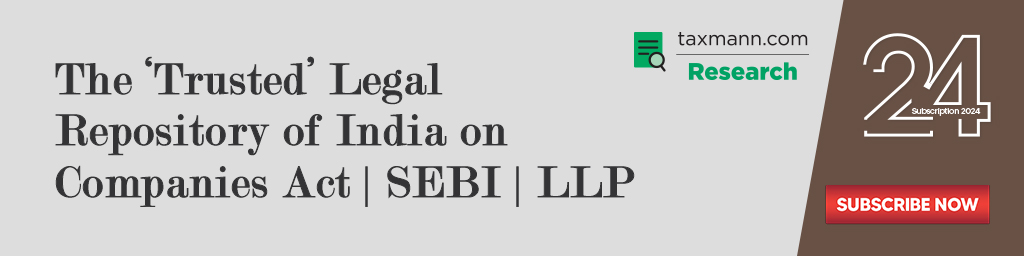 Taxmann.com | Research | Company & SEBI Laws