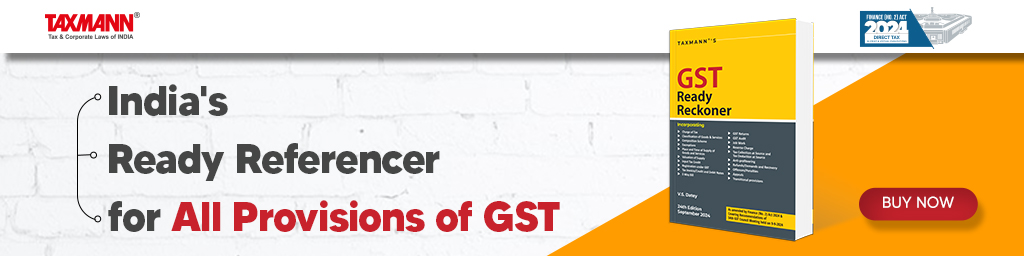 Taxmann's GST Ready Reckoner