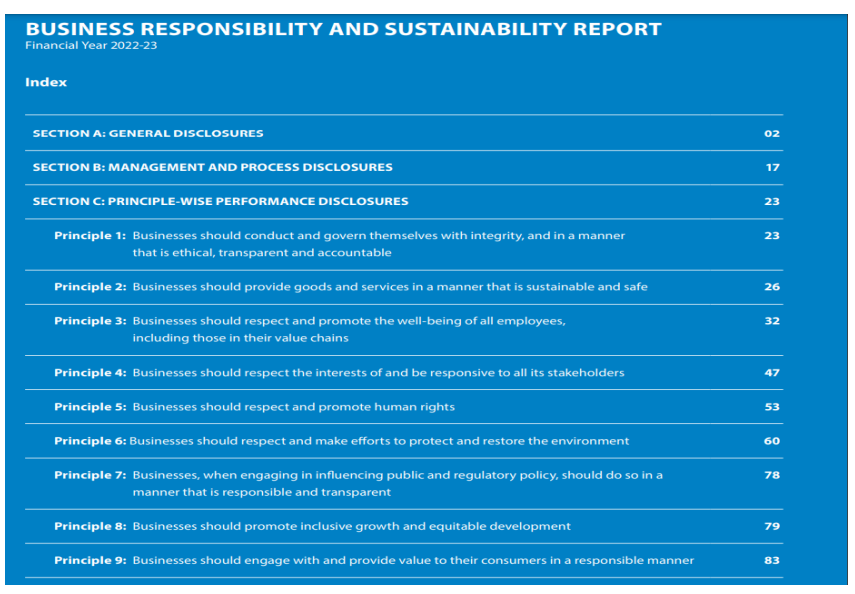 TATA Steel 2022-2023 BRSR Report