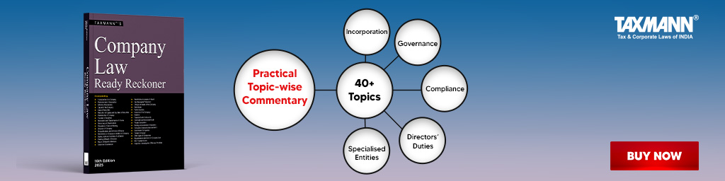 Taxmann's Company Law Ready Reckoner